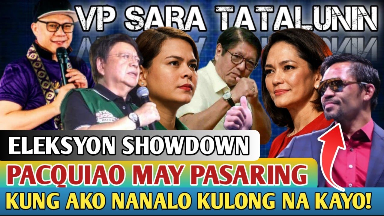 TATALUNIN DAW NIYA SI VP SARA | MAMBABATAS NAGSIGAWAN| PACQUIAO NAGPARAMDAM NA! 