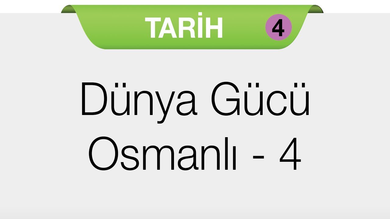 Dünya Gücü Osmanlı (1453 - 1595) -  Osmanlı Devleti'nin Dünya Gücü Haline Gelmesi