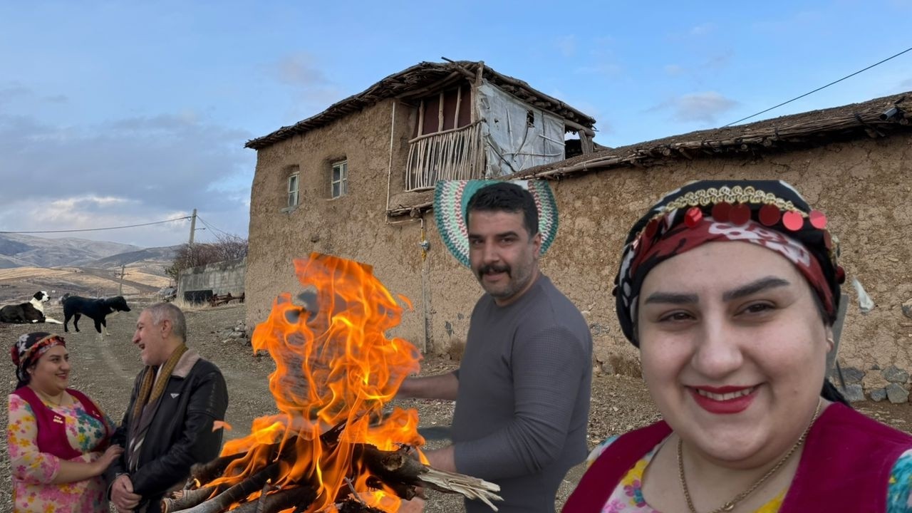🔥 real village life in iran | Family Gathering, Cooking on Fire & Uncle’s Emotional Song