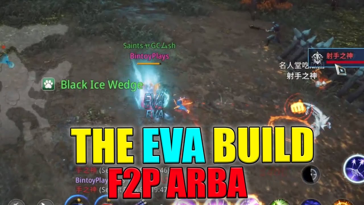 Mir4 f2p Arba EVA buid | Secret peak PVP |
