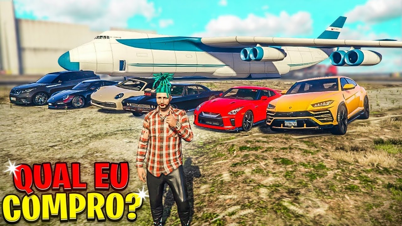 VOU COMPRAR UM CARRO QUE NINGUEM TEM NO GTA RP * meu primeiro carro *