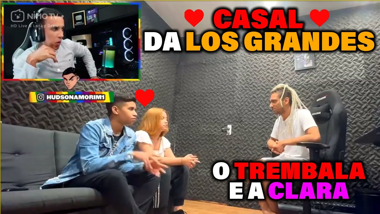 HUDSON AMORIM REAGINDO O TREMBALA E A CLARA ASSUMIRAM O NAMORO PARA O EL GATO! ELES FORAM DEMITIDOS?