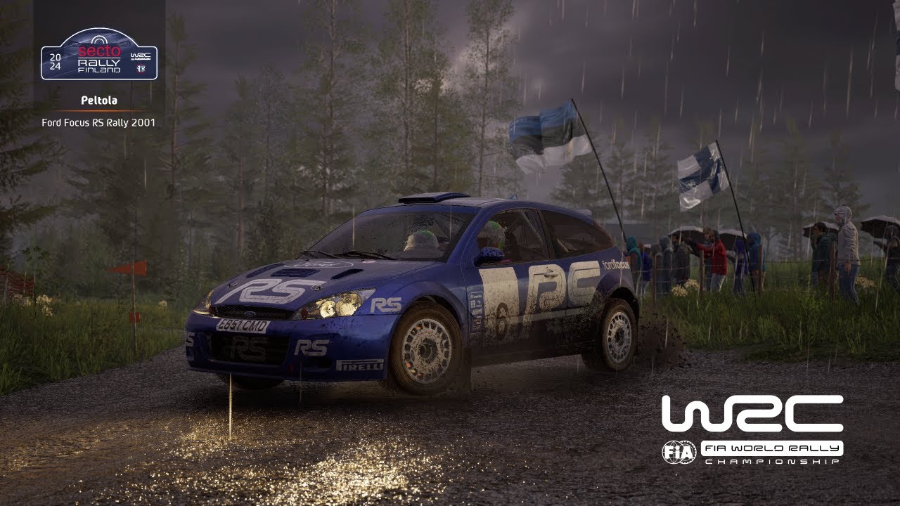 Night Rally in the Rain 🔥 | Ford Focus RS WRC 2001 | Poland Cockpit View