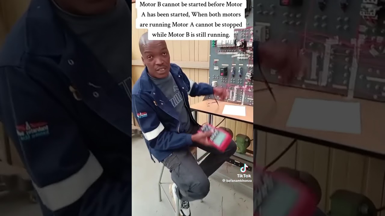 Motor Sequence By MR Bafana Mkhonza : Artisan Electrician and Millwright : Training centre 