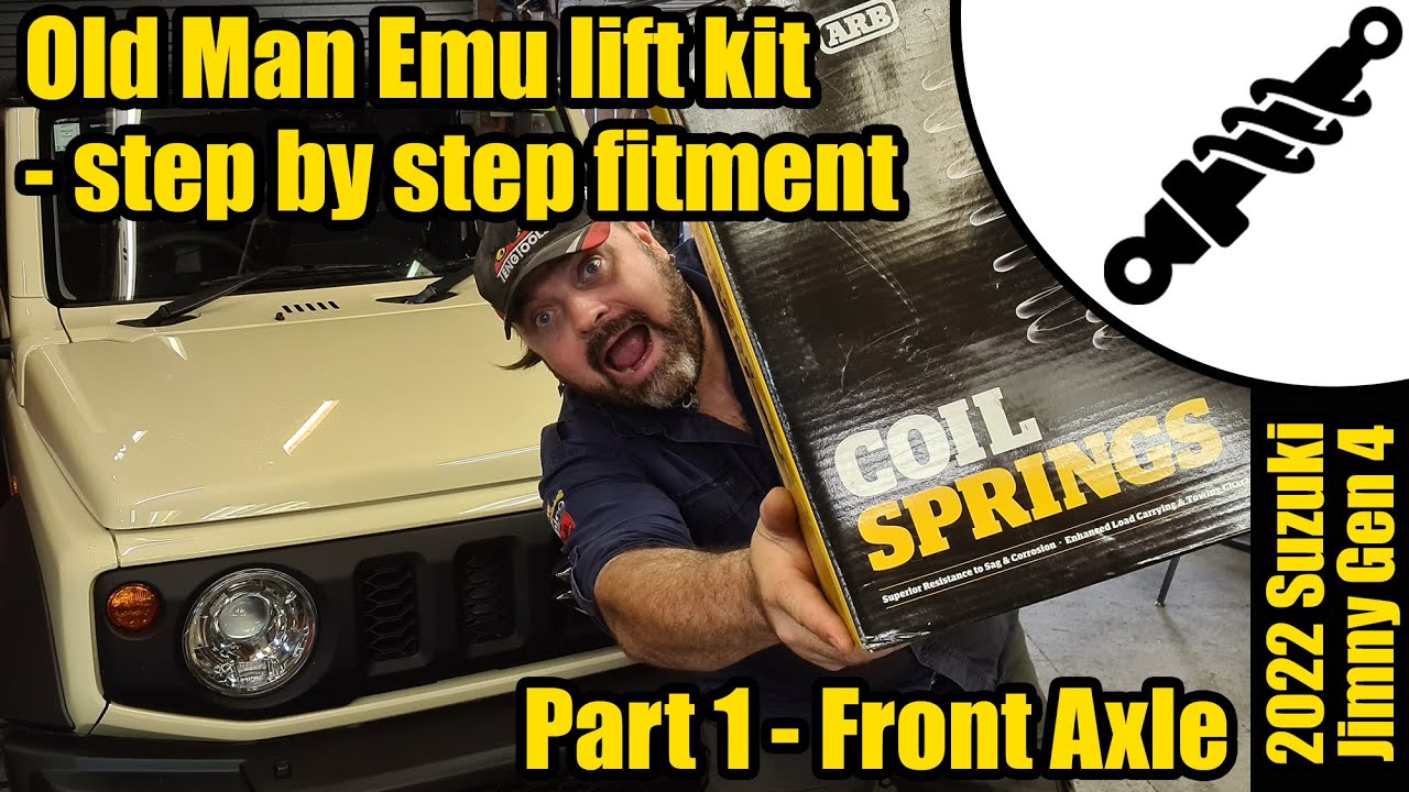 Old Man Emu lift kit fitment to Suzuki Jimny Gen.4 - Part 1 - Front Axle #1631