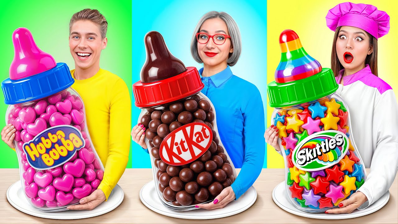 Me vs Grandma Cooking Challenge | Crazy Food Situations by Bubba DO Challenge