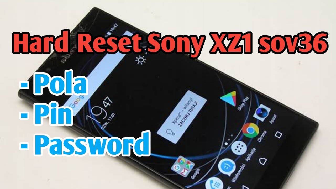 cara reset hp sony xperia xz1 sov36
