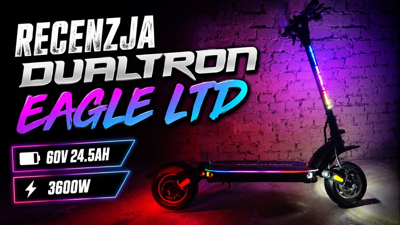 DUALTRON EAGLE LTD recenzja 2x1500w 60V 24.5AH Wrażenia po 3000km #dualtron #escooter 