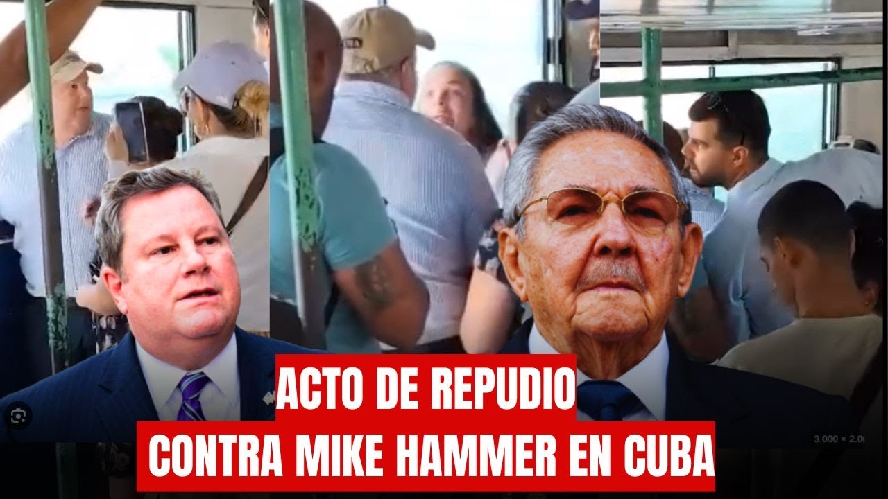 🚨EL RÉGIMEN CUBANO ORGANIZA HOSTIGAMIENTO AL DIPLOMÁTICO ESTADOUNIDENSE EN LA LANCHITA DE REGLA