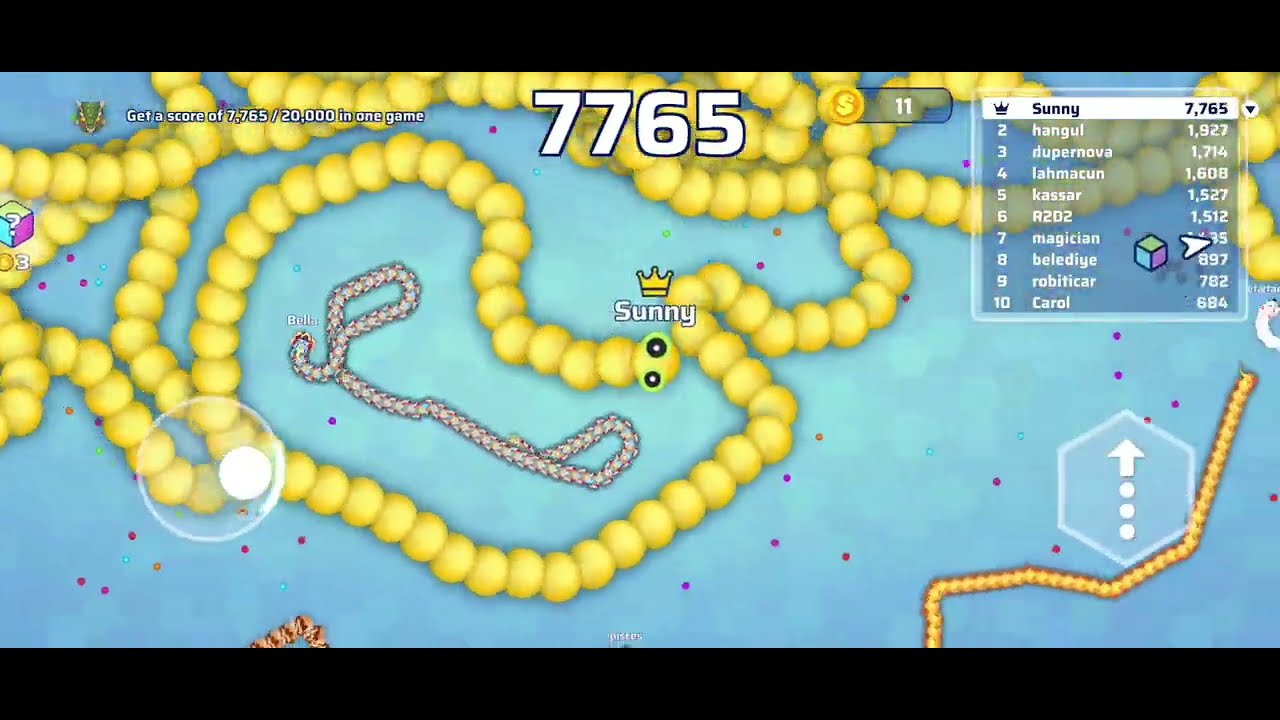 0 to 10,000 Score in 6 Minutes Challenge Snake.io… Did I Survive? #challenge #speed #gaming 