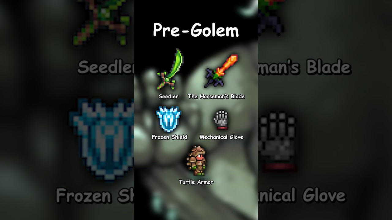 COMPLETE MELEE LOADOUT GUIDE IN 60 SECONDS 😎 #steam #terraria #tmodloader #terrariatutorial