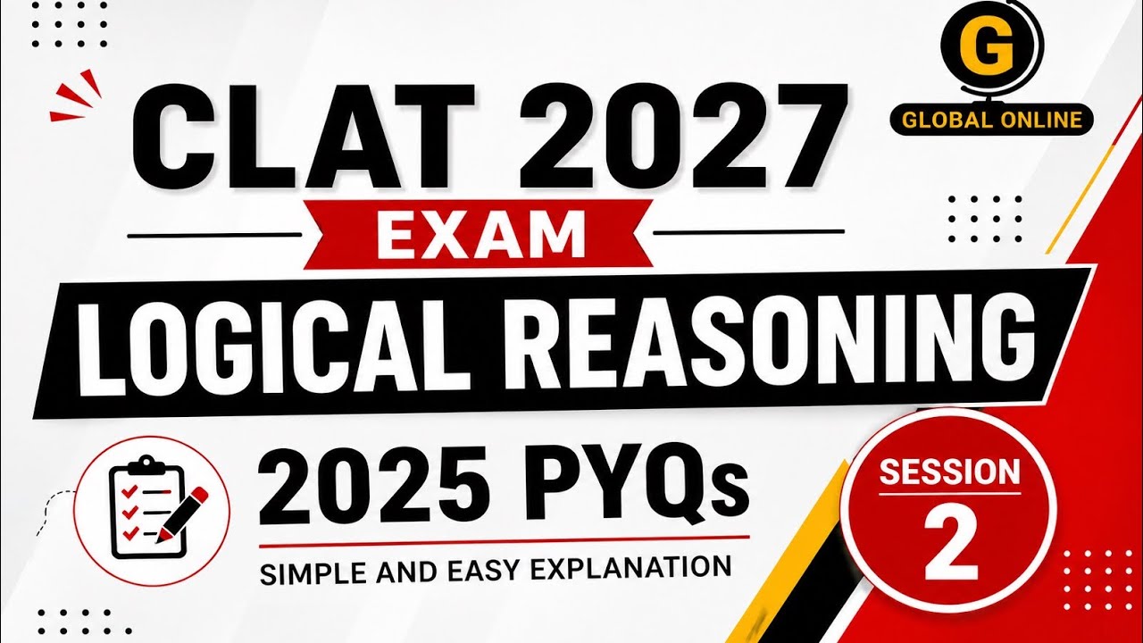 CLAT 2025: Логическое мышление (PYQ) | Полный разбор экзаменационного варианта