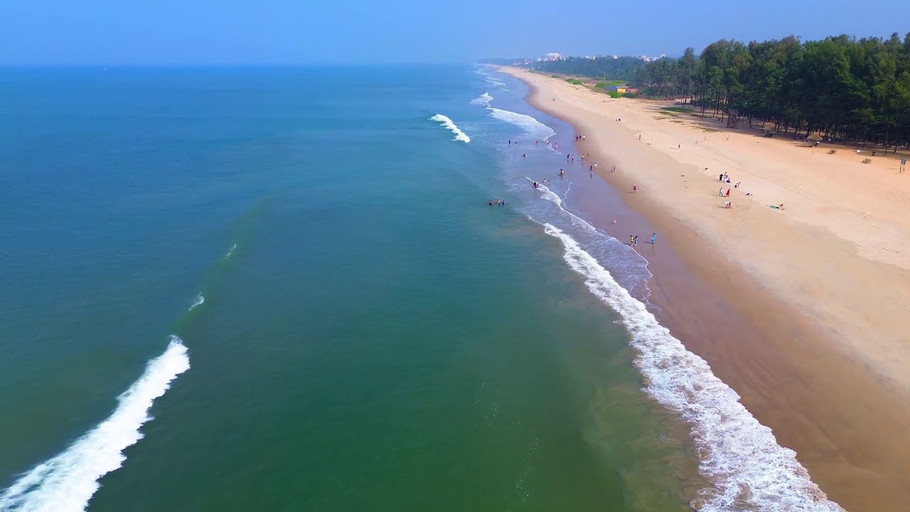 Tannirbhavi Beach | Tannirbhavi Beach Drone View