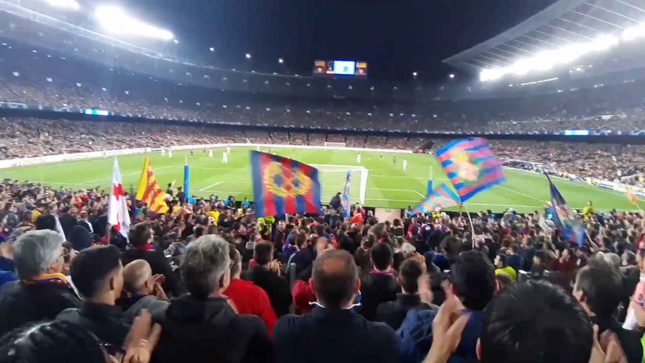 FC Barcelona - Alle Alle Alleeee Camp Nou Champions league 2019/ vs. Man United