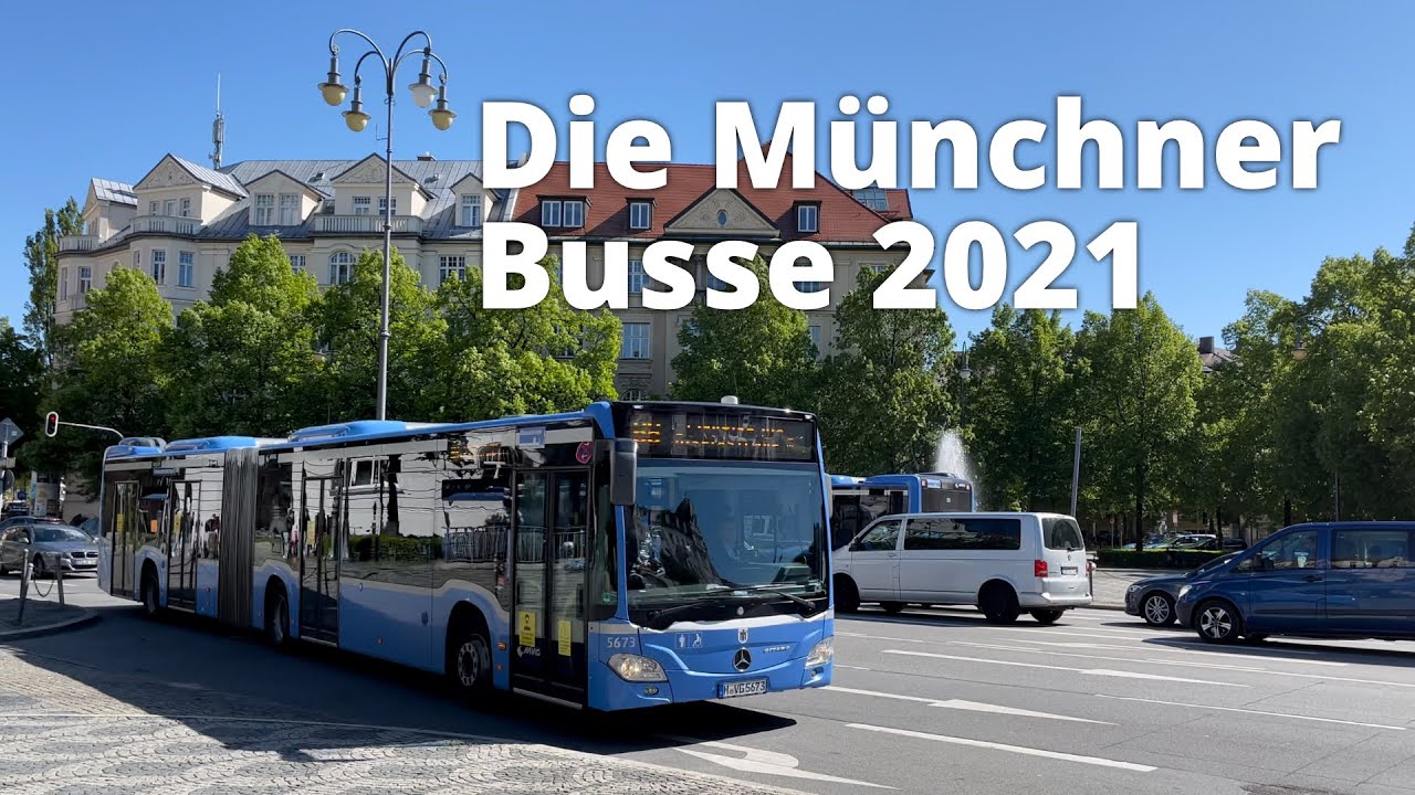 Die Münchner Busse bei der MVG 2021