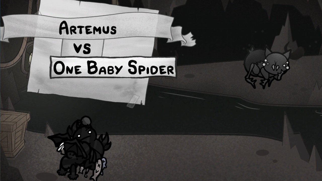 Mewgenics One Baby Spider boss fight - Solo Necromancer cat