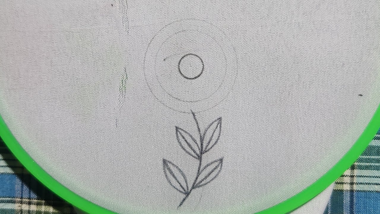 Hand embroidery Flower !! #videos #handwork #threadwork