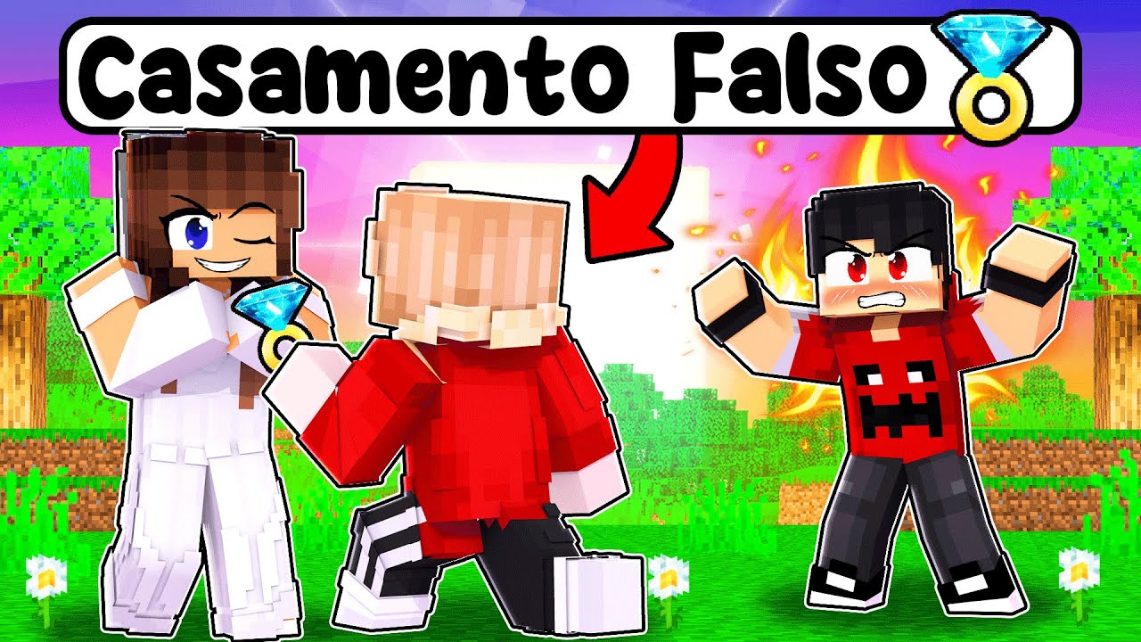 MIIKA teve um CASAMENTO FALSO para TROLLAR seu NAMORADO no Minecraft ◂Miika▸