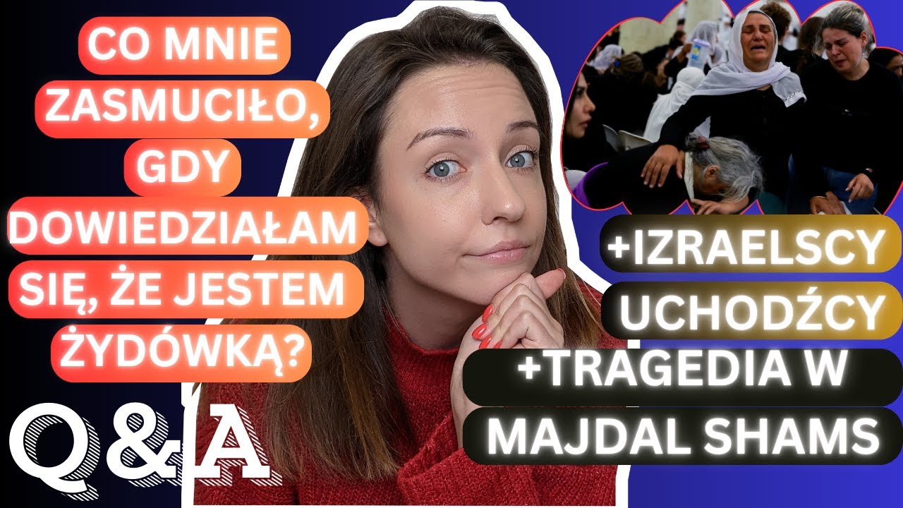 🇮🇱Q&A - CZY WR&Oacute;CĘ DO IZRAELA? LIBAN, ANTYSEMITYZM I CHRZEST MOJEJ BABCI ŻYD&Oacute;WKI | Izrealia #86