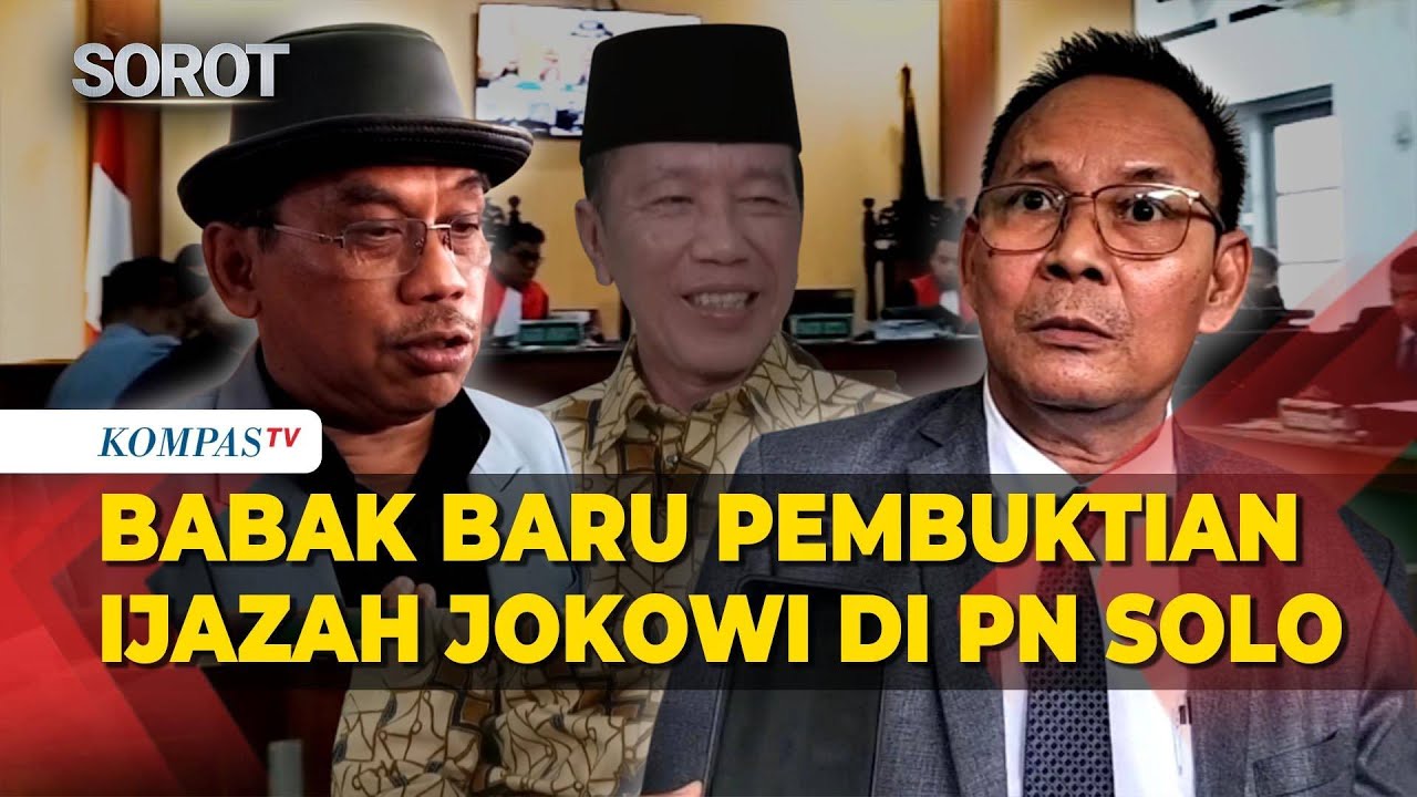 Kubu Jokowi Vs Penggugat Ijazah Jokowi di PN Solo usai Hakim Nilai Sejumlah Bukti Gugatan Tak Valid