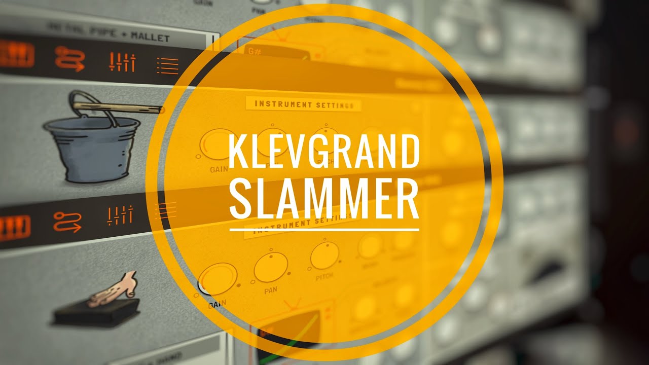 Klevgrand Slammer - Quirky Multi-Sampled Drum Plugin (iPad/Desktop) (3 FREE Copies to Give Away!)