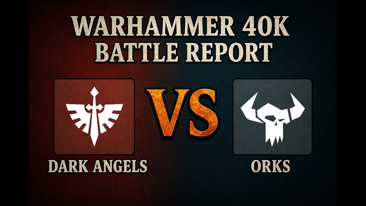 11th Edition Warhammer 40k Battle Report | Dark Angels (Recon) vs Orks (Disruption)