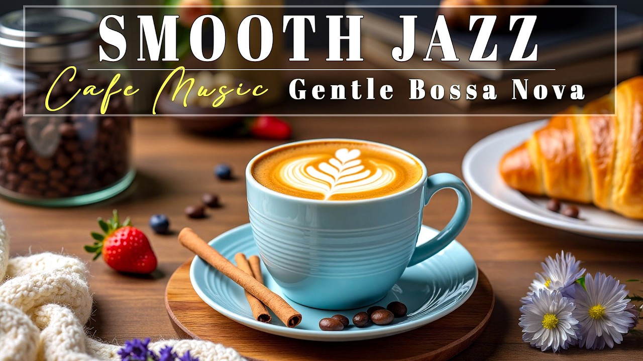 Smooth Spring Coffee Jazz ☕ Soft Morning Café Music & Gentle Bossa Nova for Focus and Relax