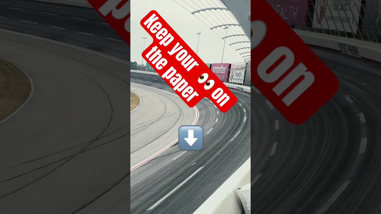 NASCAR vs paper #nascar