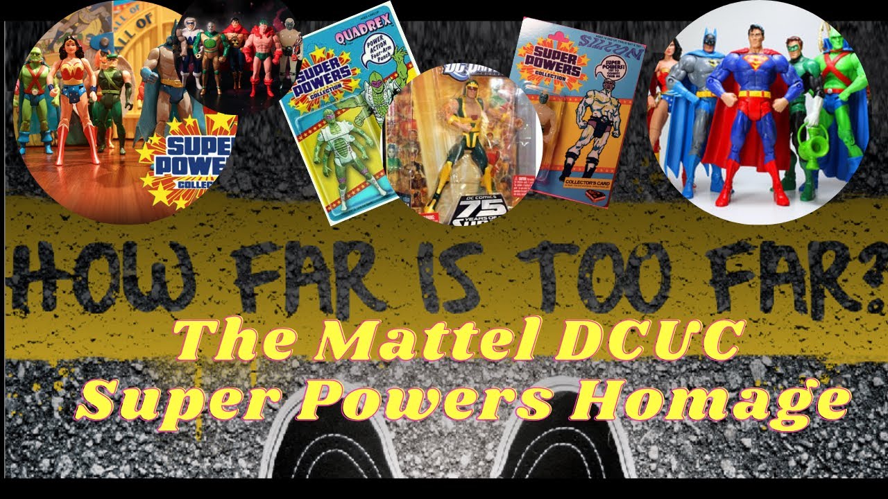 Kenner's SUPER POWERS influenced Mattel's DCUC. But did this influence go to far?