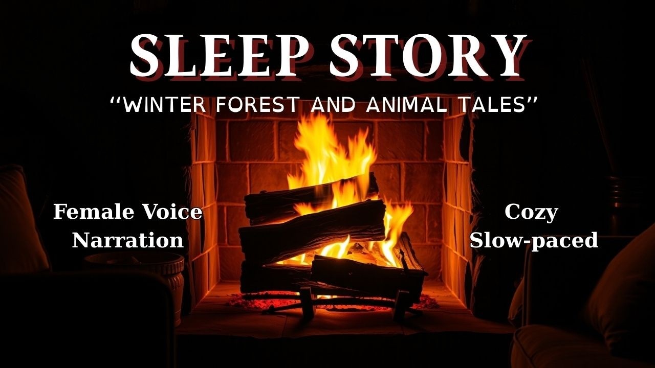 Fireplace Sleep Stories | Winter Forest and Animal Tales | Listen by the Fireplace