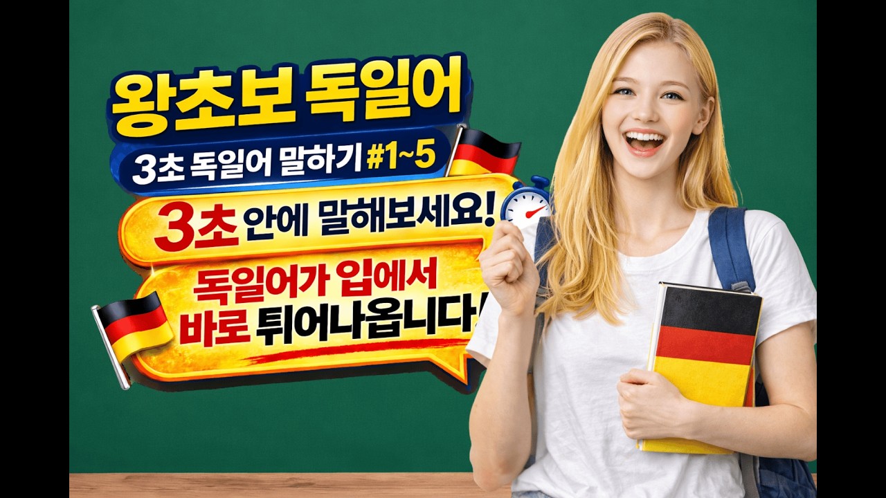왕초보 독일어회화(A1) 말하기 연습 모음 | 1~5편 몰아보기