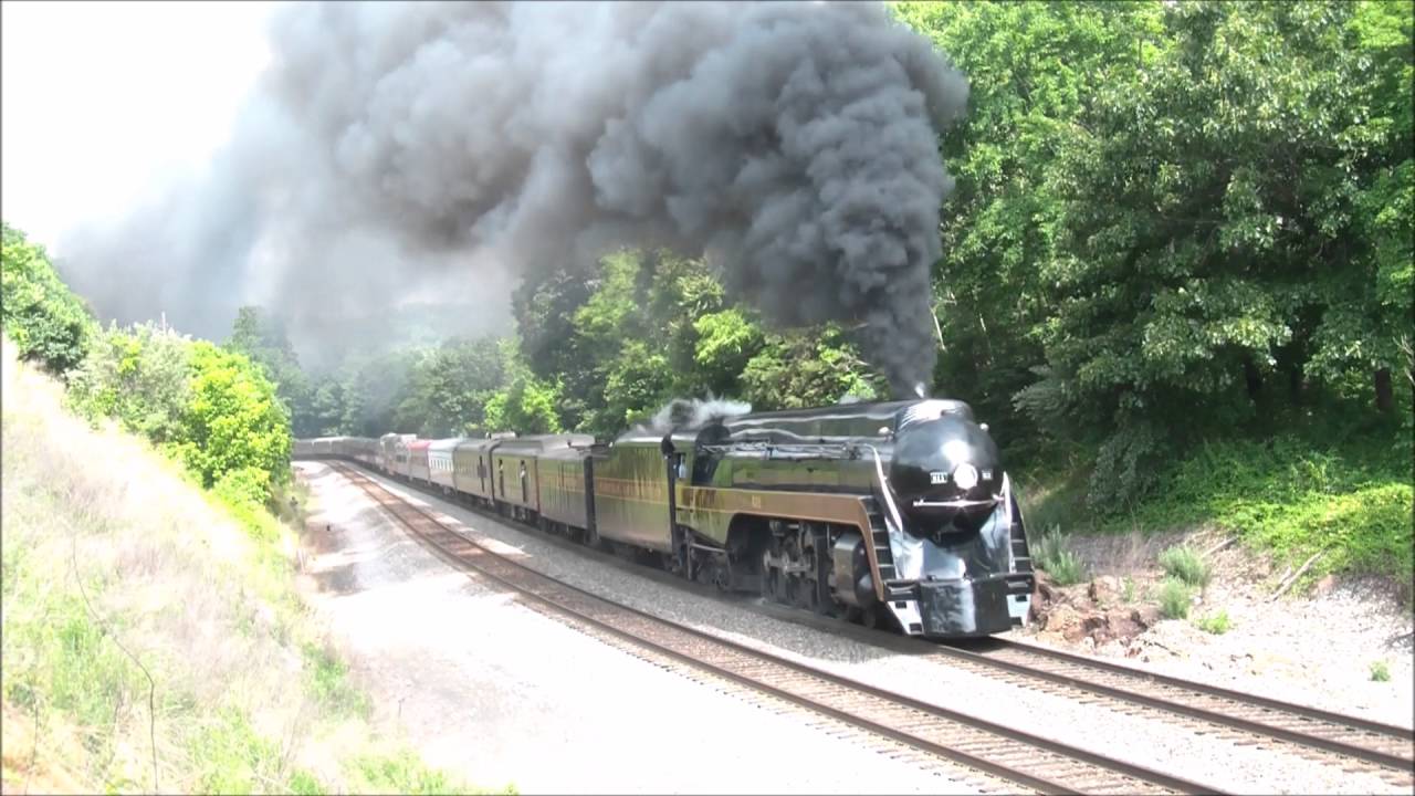 N&W 611 in 2016:  'The American' Steam Excursions