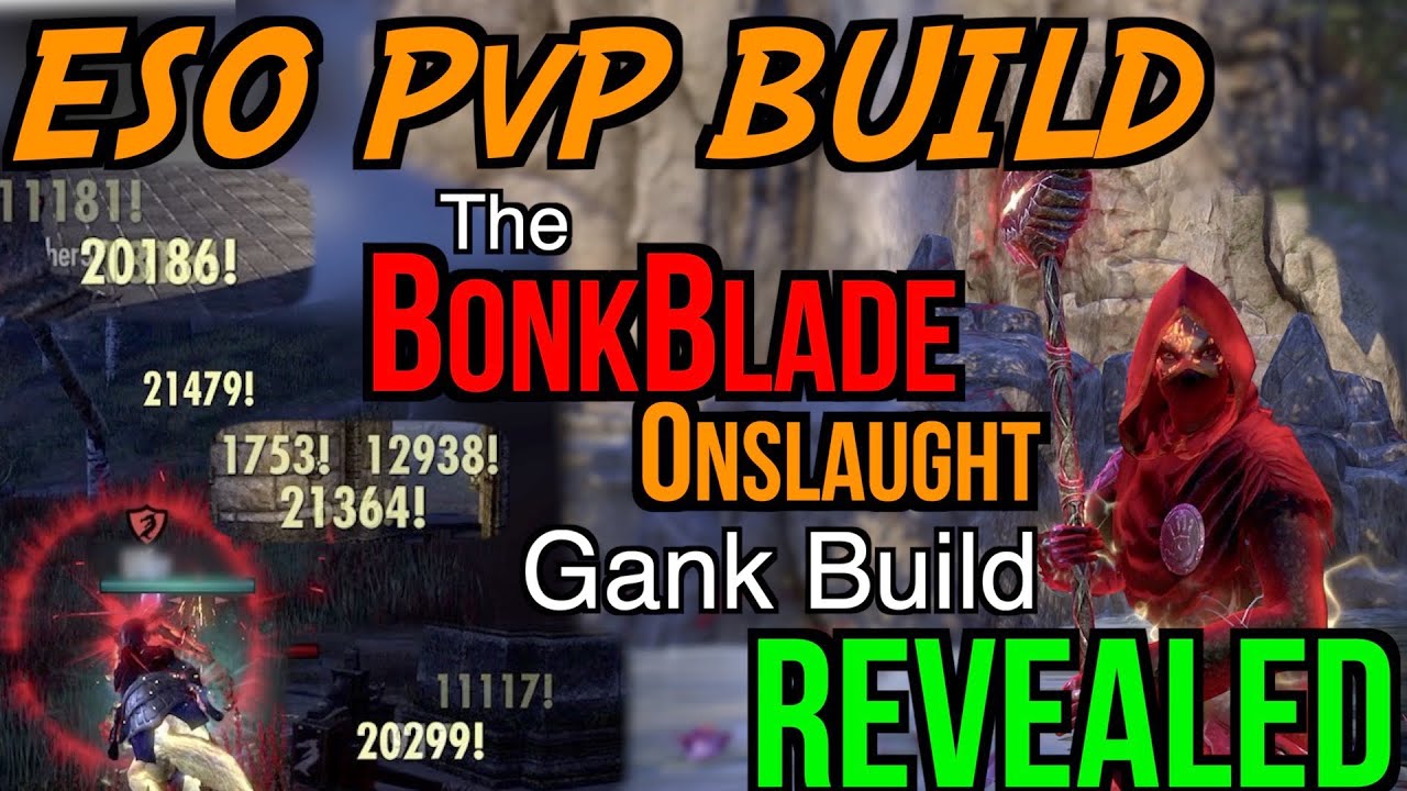 ESO PvP Build: The BonkBlade Build| NightBlade Onslaught Gank (Lost Depths)