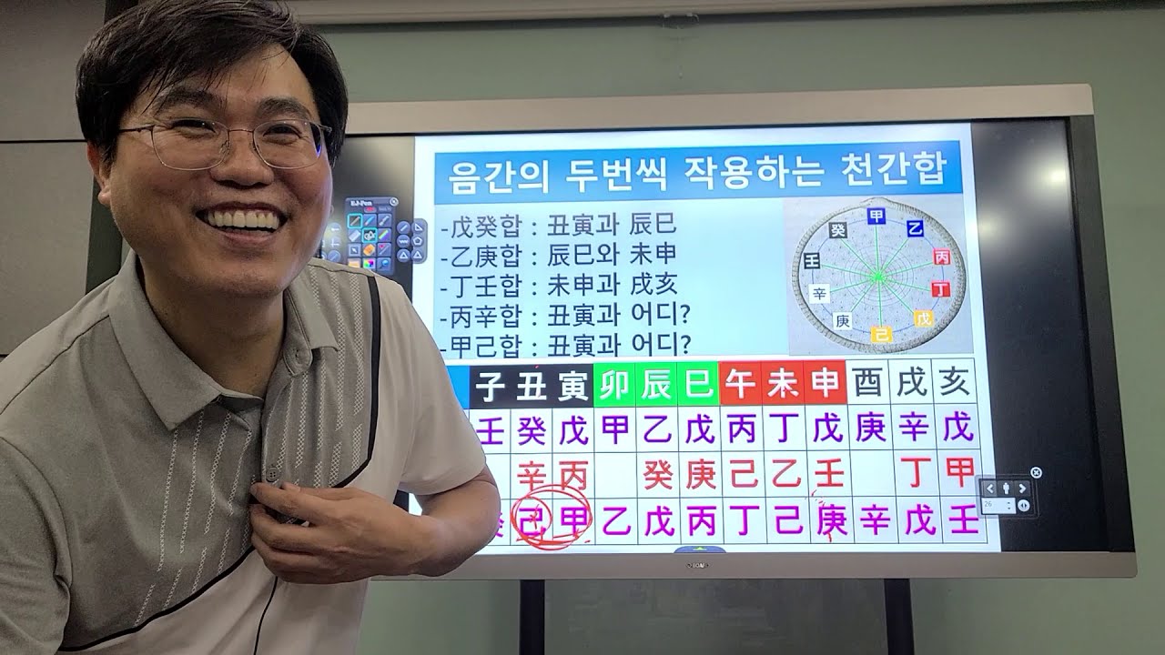지장간의비밀,음간과 축술미삼형의 관계,천간합의 비밀,(8)