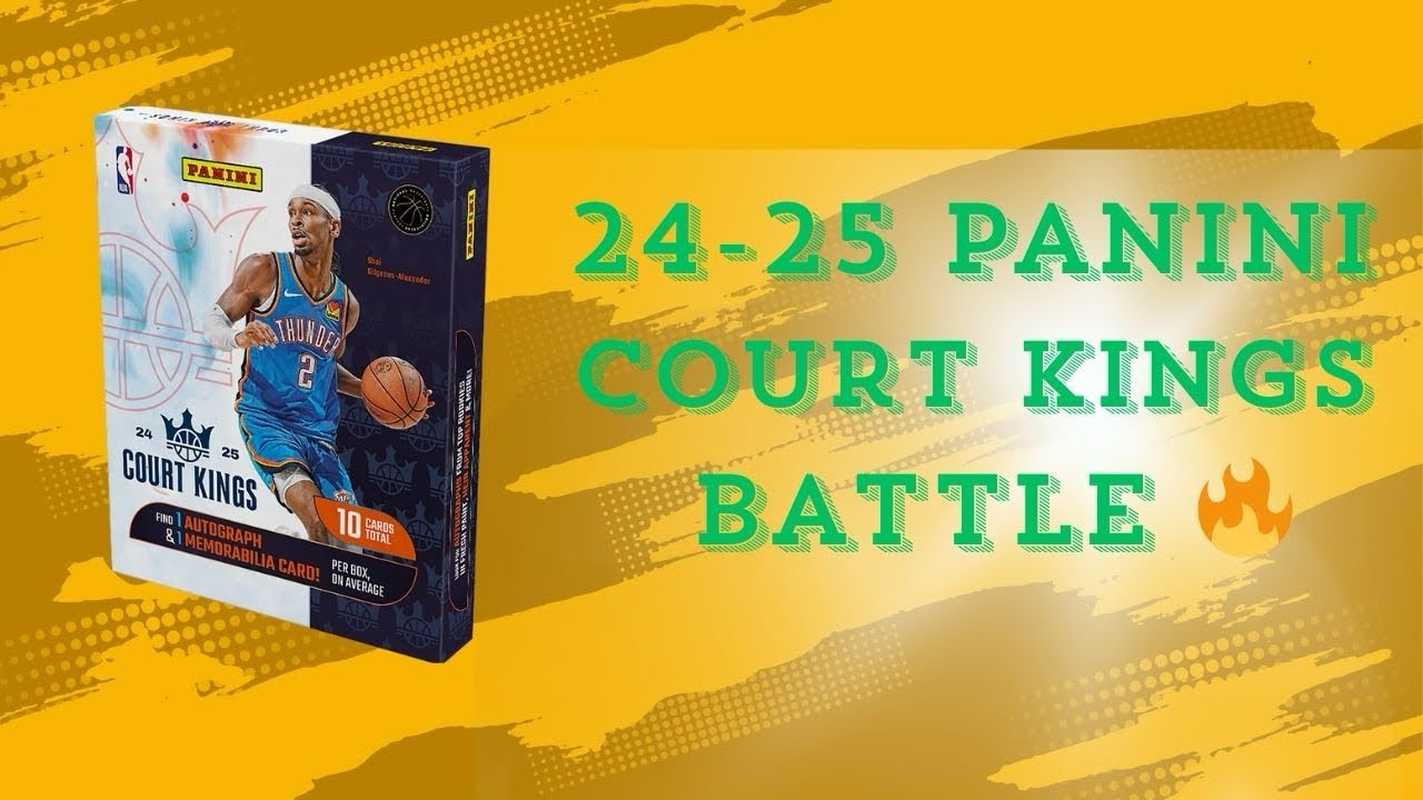 2024-25 Panini Court Kings box Batlle between me and my son!! 🤜🏻🔥🔥🤛🏻