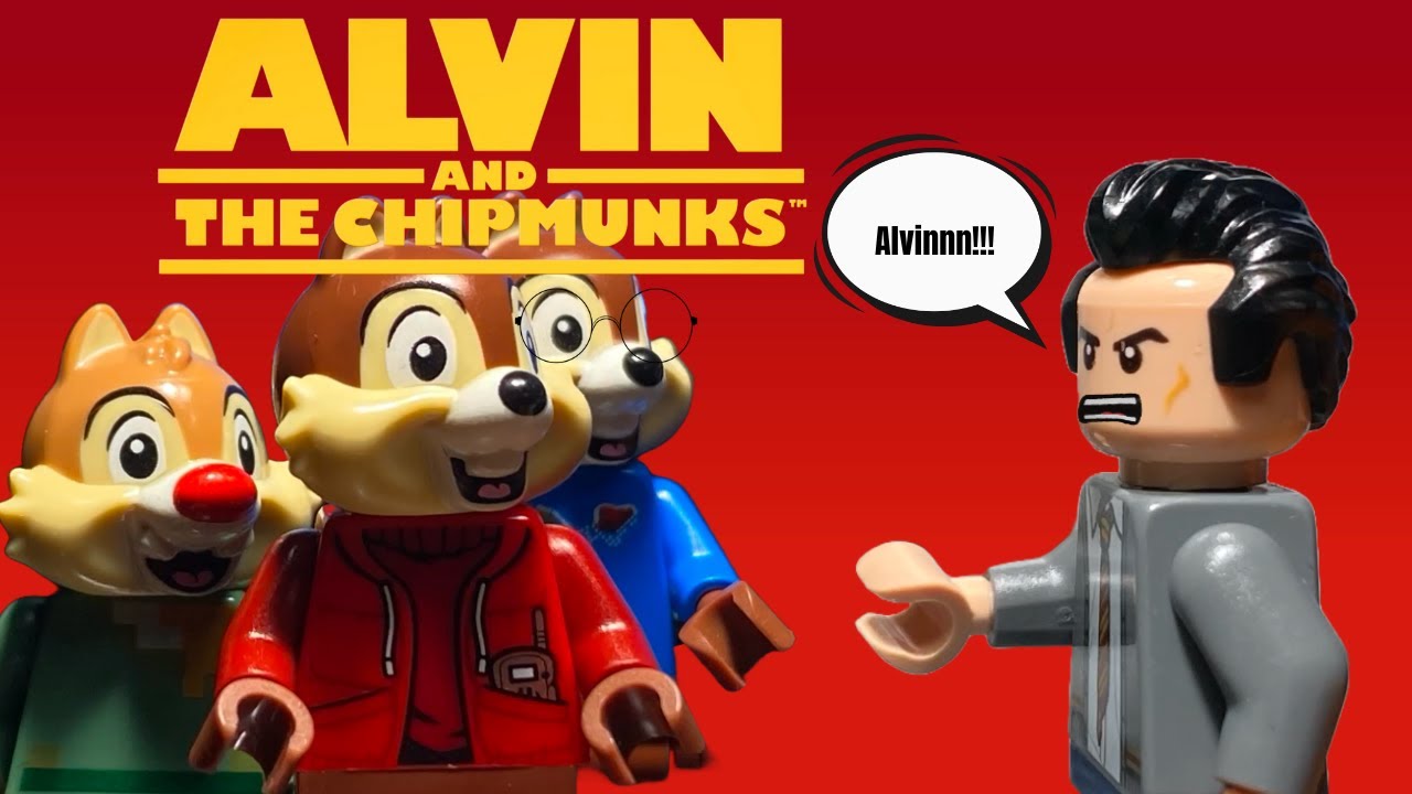 Элвин и бурундуки в Lego