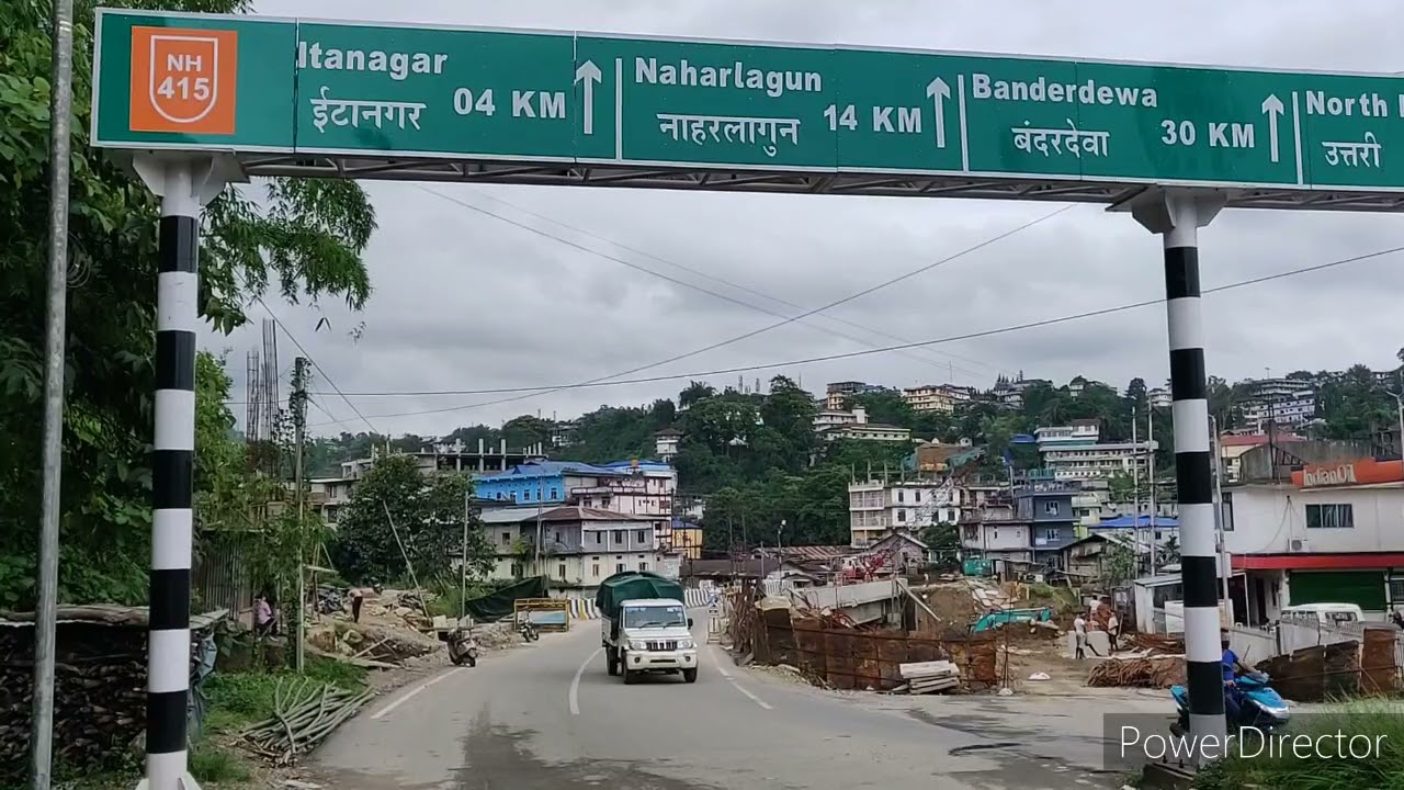 NH-415  Itanagar new road Arunachal Pradesh(Chandranagar to Akashdeep market) #ziro #itanagar #bkr14