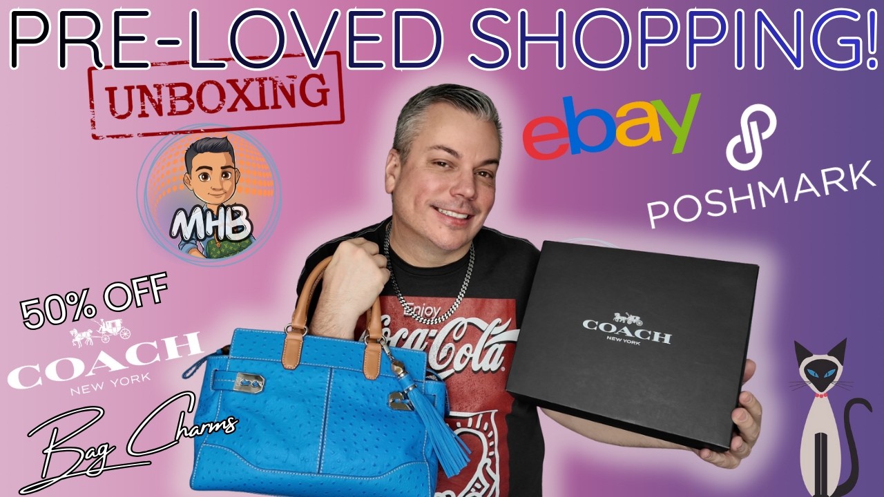 Unboxing 3 Preloved Bags & Coach Bag Charms! @EdBraun137