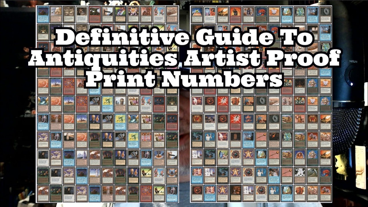 MTG Antiquities Artist Proof Print Run - Definitive Guide