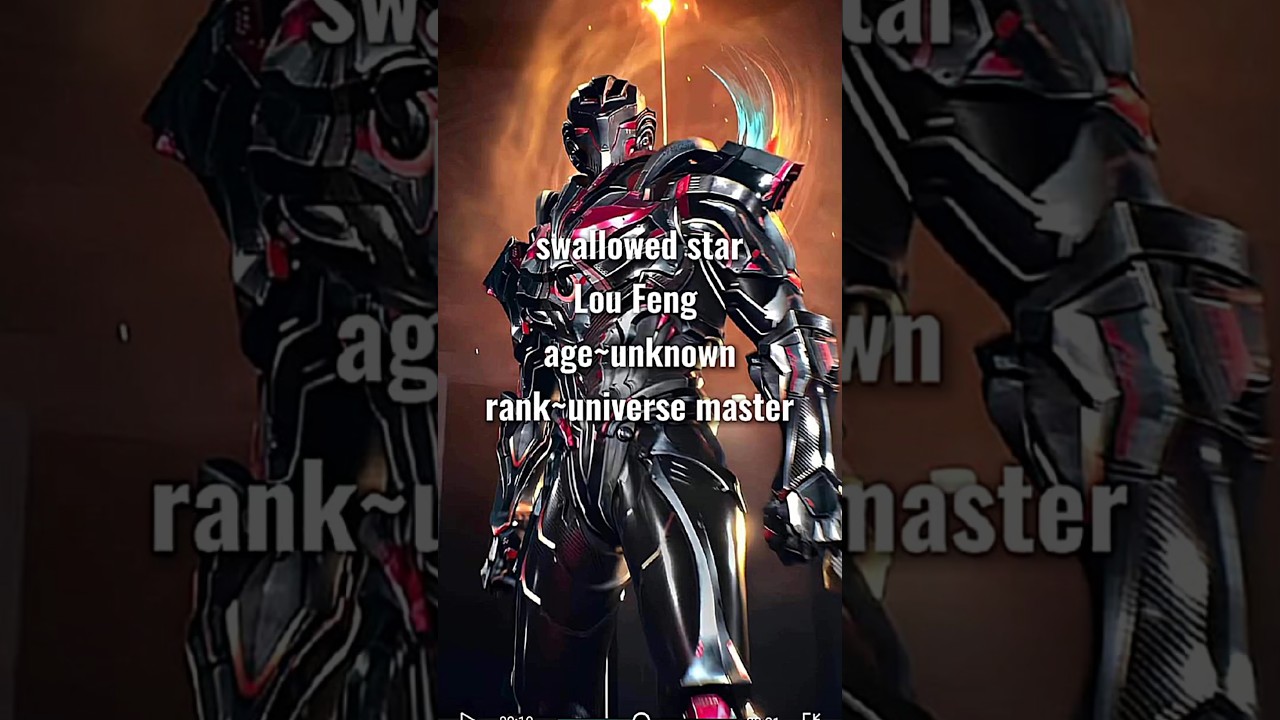 luo feng cultivation rank in swallowed star #swallowedstar #luofeng #shortsfeed #viral #shorts