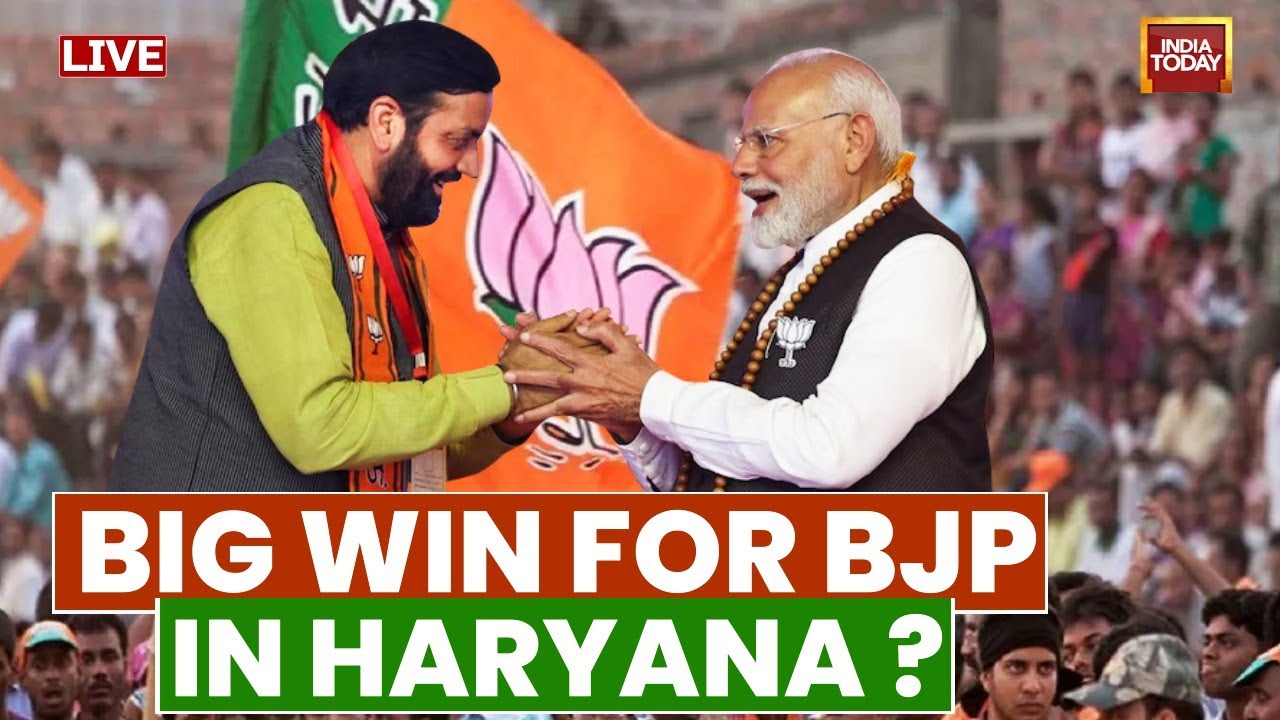 Haryana LIVE Results: BJP Crosses Halfway Mark In Haryana | Haryana Election Results LIVE