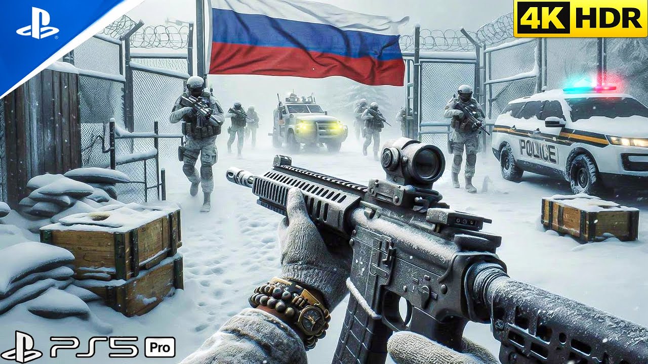 (PS5) Infiltrate Russian Military Base | Realistic ULTRA Graphics Gameplay [4K 60FPS] Call of Duty