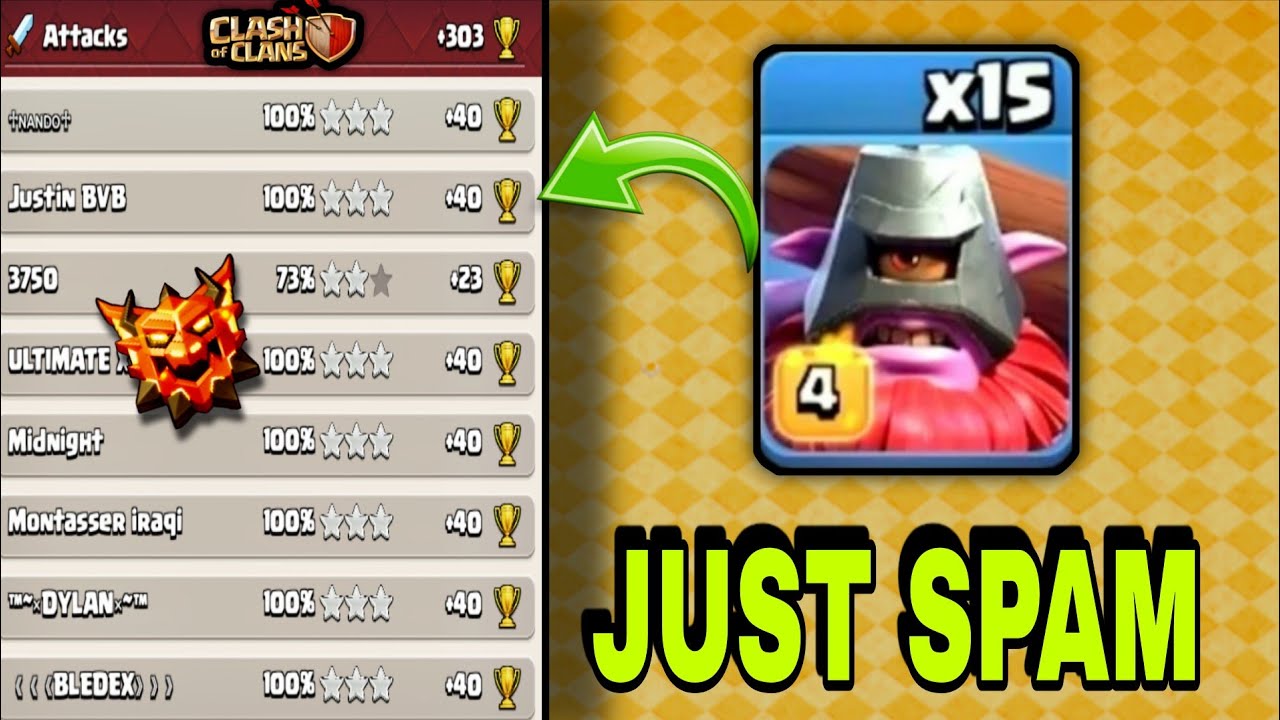 Back to Back 320 With This NO.1 ARMY in Legend League | Clash Of Clans | Army Link 👇