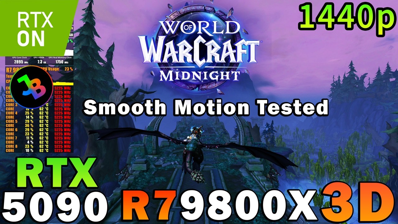 World Of Warcraft Midnight Beta 1440p | RTX 5090 | R7 9800X3D | Ray Tracing | Maximum Settings
