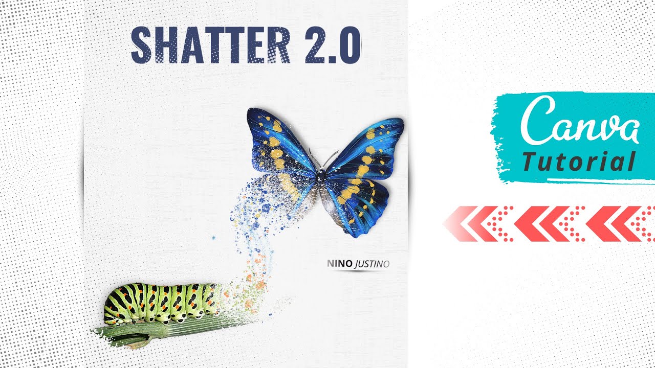 Canva Shatter | Dispersion | Splatter Effect [Tutorial]
