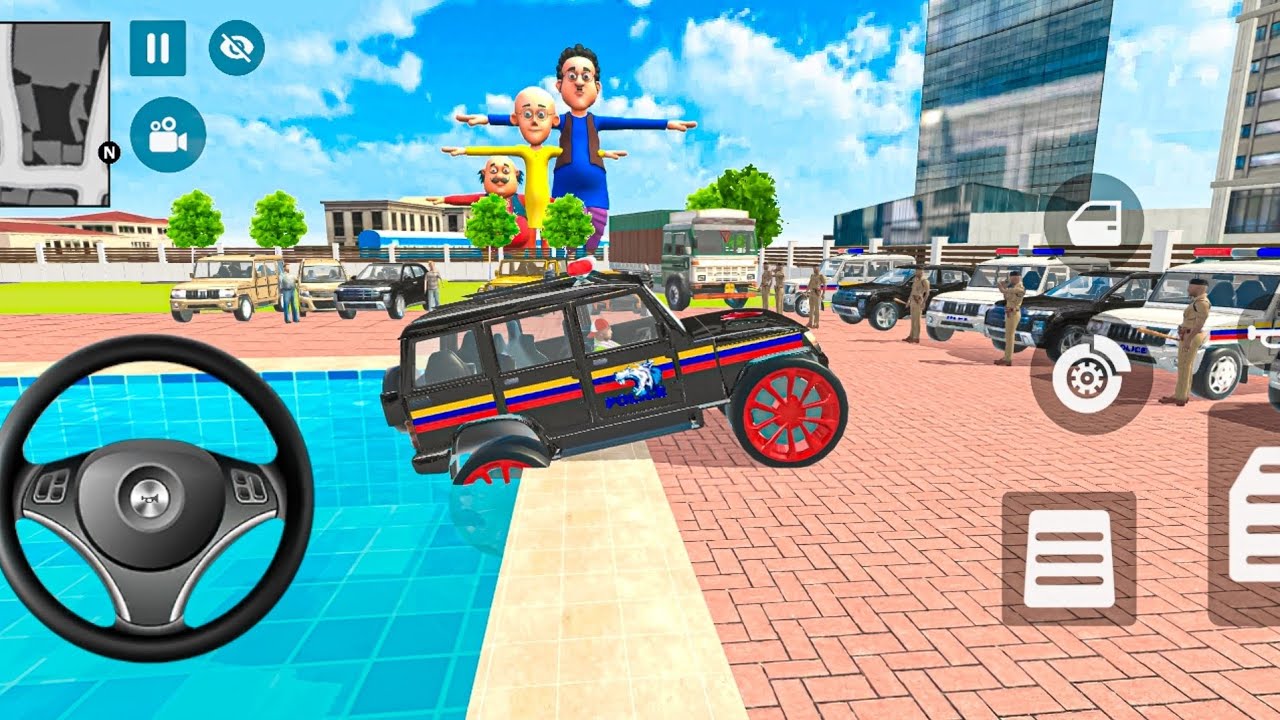 Modified Police Car 🚨 Gangster Life in Indian Streets | Open World Simulator Game for Android ❤️