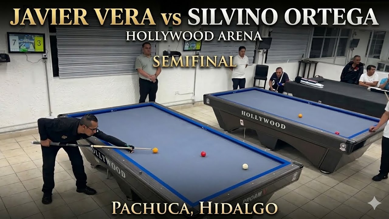 SEMIFINAL ANTE RIVAL DURÍSIMO!! | Javier VERA vs Silvino ORTEGA | Hollywood Arena | Epic 3 Cushion