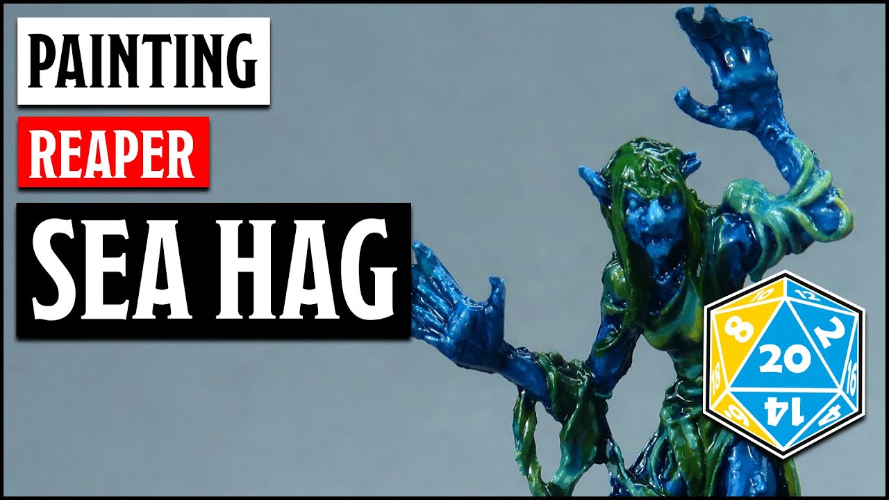 How to paint a Sea Hag | Reaper Bones Miniatures | Boxes of Shame
