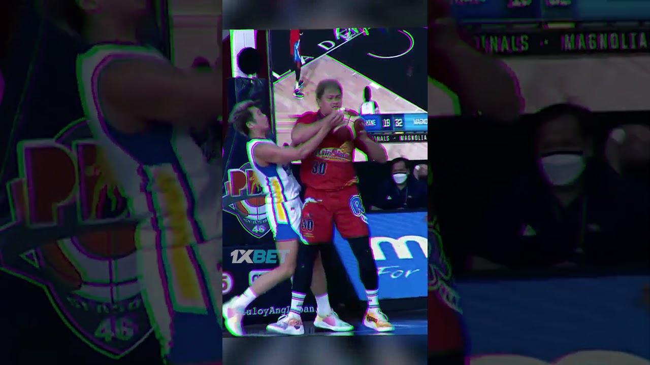 Aray ko ganito pala manakit si Belga sa PBA. 😫 | PBA season 50 most heated moment #PBA2025