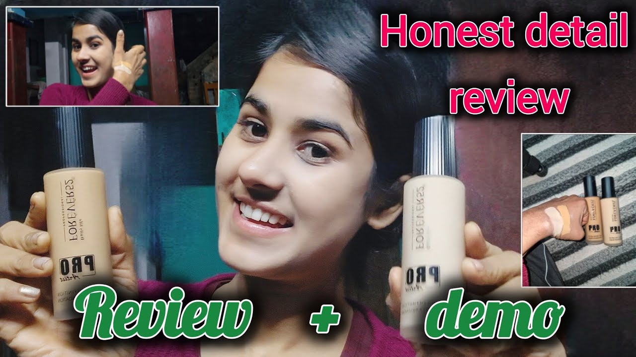 Forever 52 pro artist ultra defination liquid foundation | review + demo | honest review...